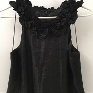 London Times sleeveless black dress